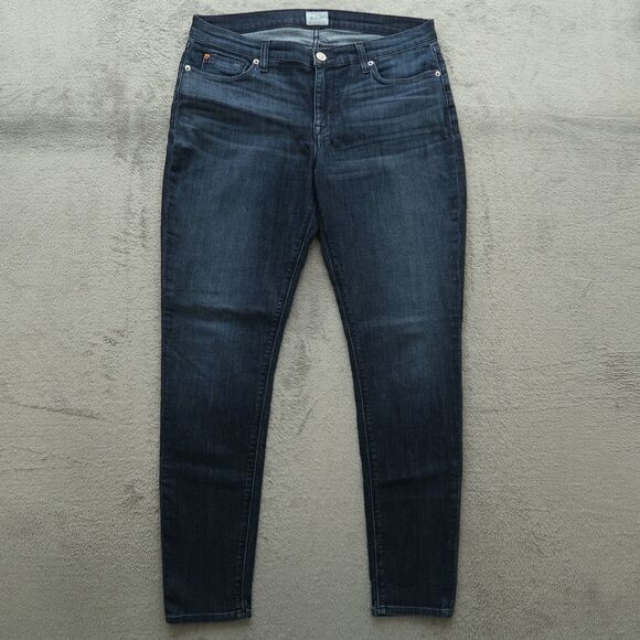 Hudson Jeans Women's Size 31 Blue Mid-Rise Krista Super Skinny Denim 29" Inseam - Picture 1 of 16